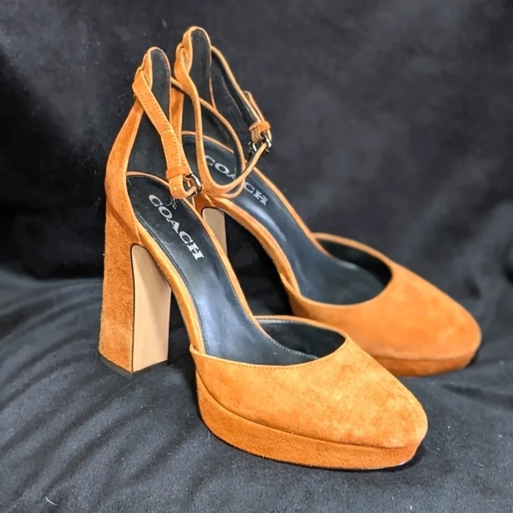 COACH CHRYSTIE LUX SUEDE Women's sz 9​​​​​​